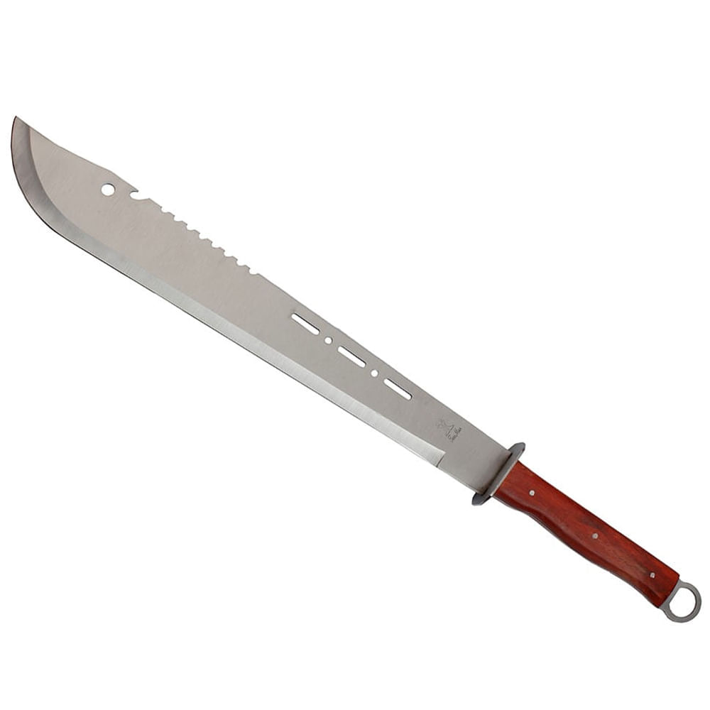 Sabie de vanatoare IdeallStore®, Seoul Soul, otel inoxidabil, maner lemn, 70 cm, maro - imagine 6